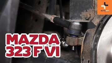 How to change tie rod end / track rod end on Mazda 323 | Tutorial HD