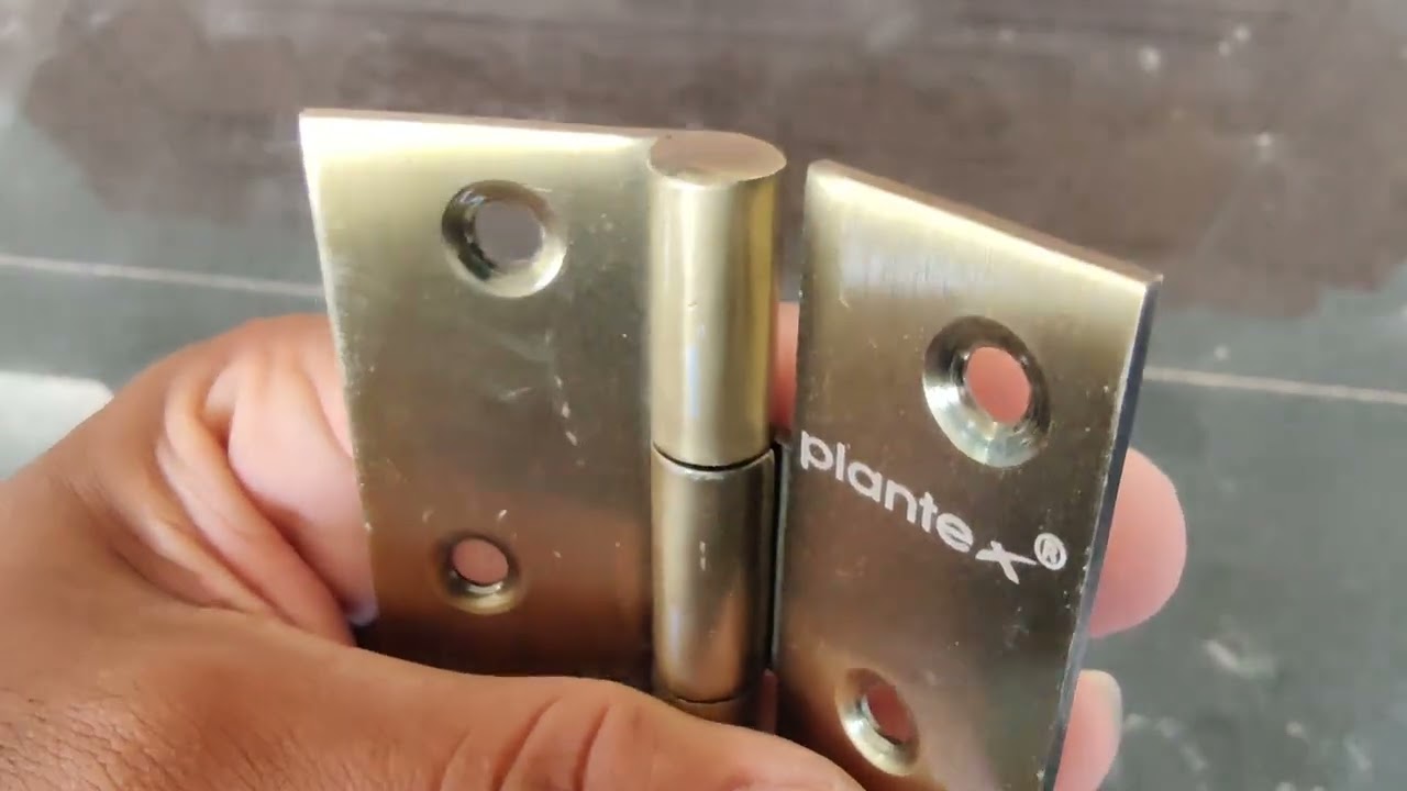 Plantex Hinges For Doors | 2.5mm Thickness | Antique Brass