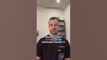 What Do I Need At Home After Shoulder Surgery #shouldersurgery #shoulderrecovery
