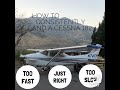 Landing Vs Airspeed...the secret to consistency