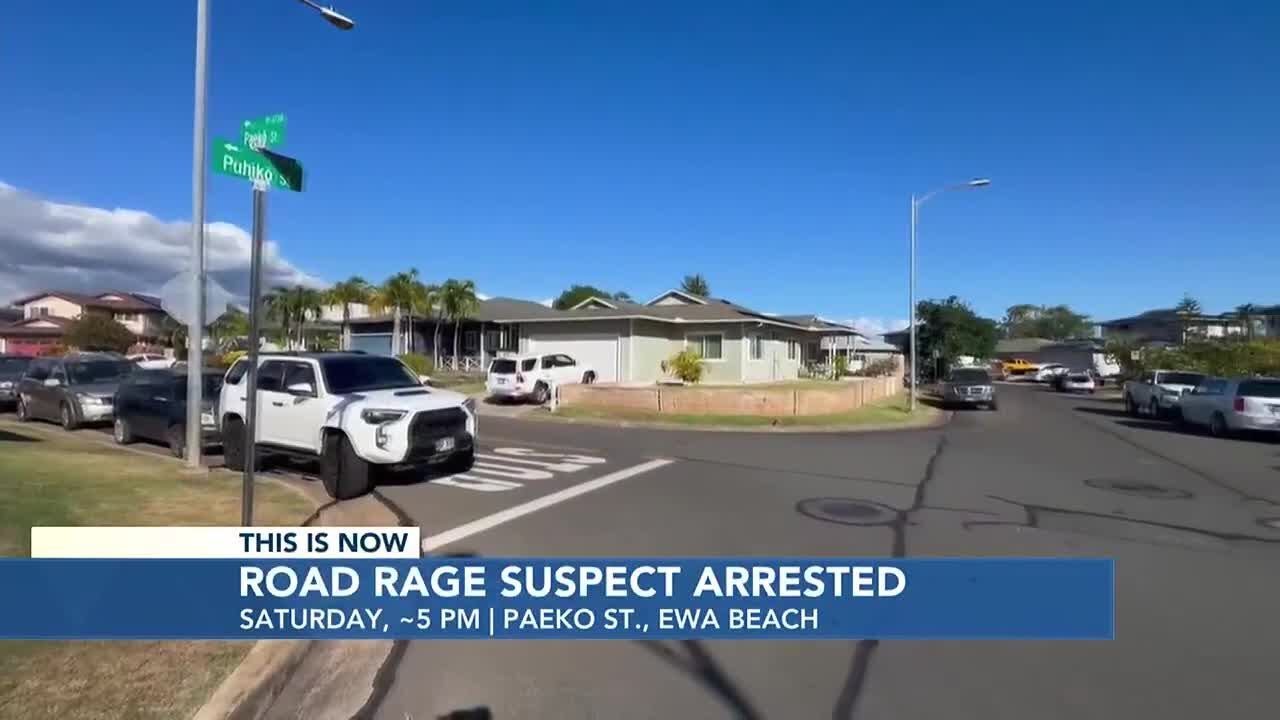 Man arrested after apparent road rage incident in Ewa Beach - YouTube