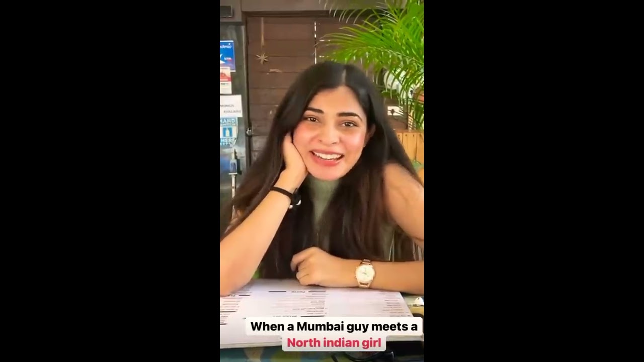 When a Mumbai boy meets a North Indian girl   youtubepartner  mumbaipeople   northindian  youtube