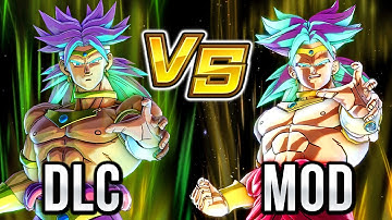 Transforming Broly DLC vs MOD Comparison - Which is BETTER? - Dragon Ball Xenoverse 2 (DLC Pack 17)