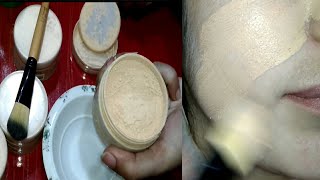 how to apply minral foundation / sheaffer powder foundation review /minral based foundation