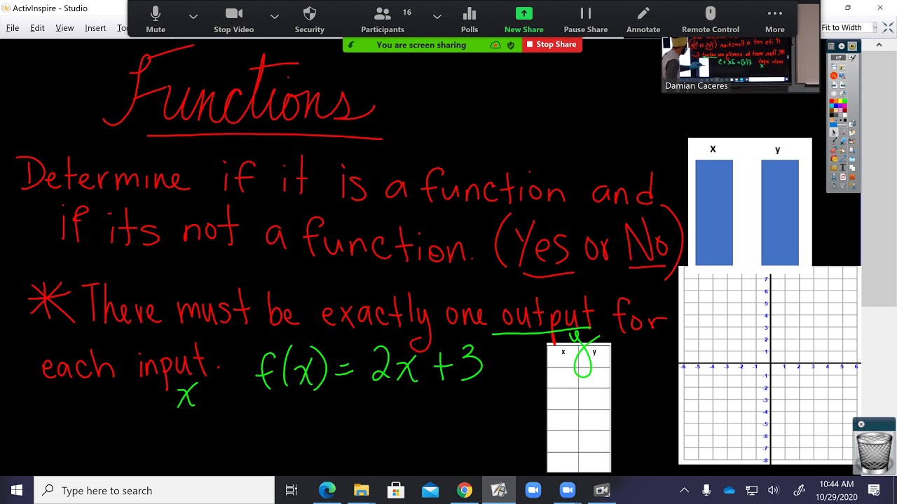 Functions Lesson - YouTube