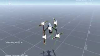 Silantro Unity3D Simulator: DJI Inspire 2 Quadcopter Flight Test