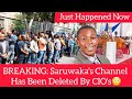 BREAKING Saruwaka S Channel Has Been Deleted By The CIO S