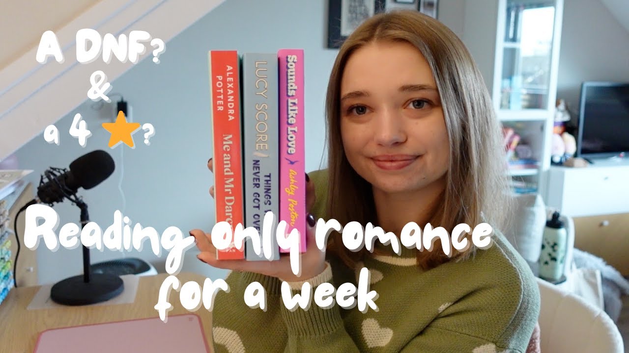 Reading romance books for a week ❤️📚