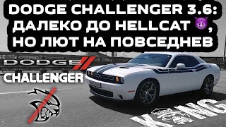 Обзор Dodge Challenger 3.6: Далеко до Hellcat 😈, но лют на повседнев / Дизайн шик  🦍 #KONGBAND