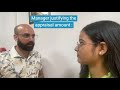 Manager justifying the appraisal amount