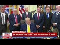 Trump announces $700M plan for coal plants