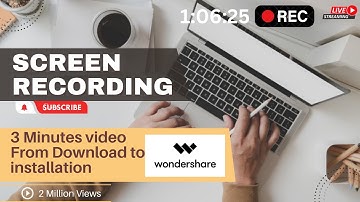 Wondershare Screen Recorder & Video Editor Review: A Comprehensive Walkthrough" wondershare demo