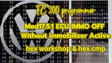 Immo Off Without Immobilizer Active On Dash For Med17.5.1 ECU Using Fc200 Programmer