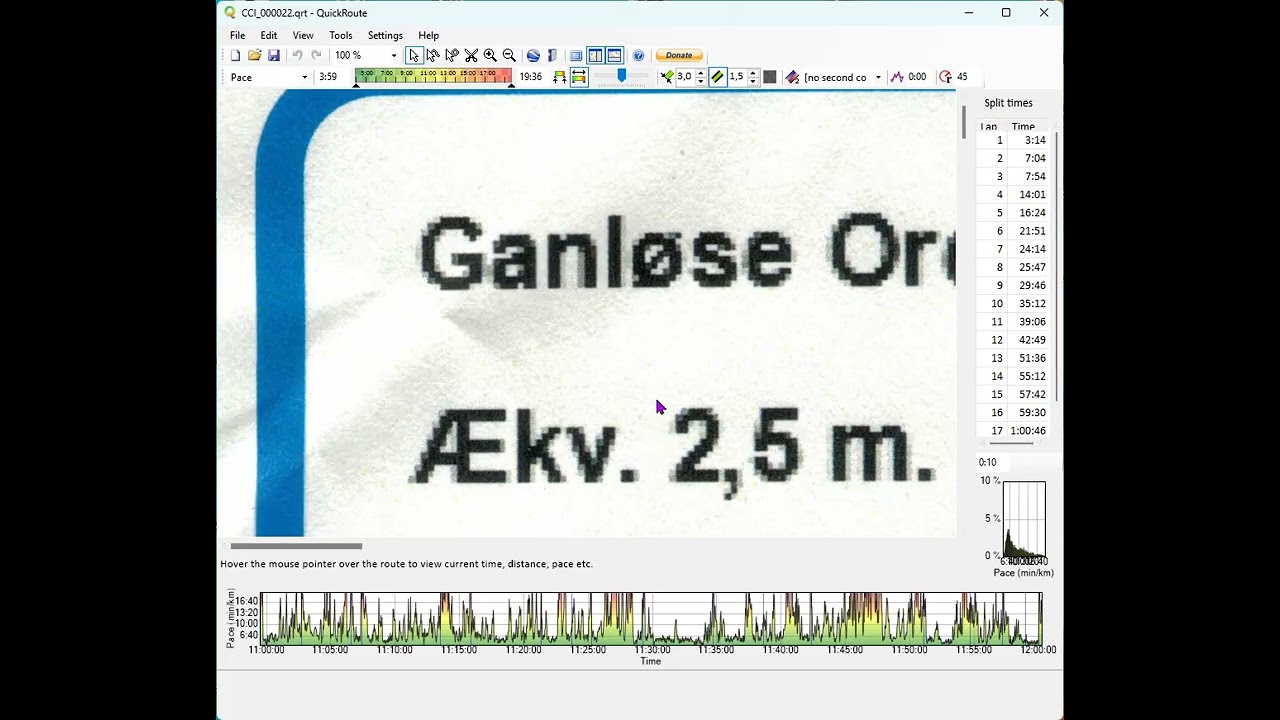 Copy leg times QuickRoute