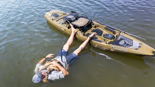 FLIP Your Fishing Kayak | DEEP WATER  ReEntry