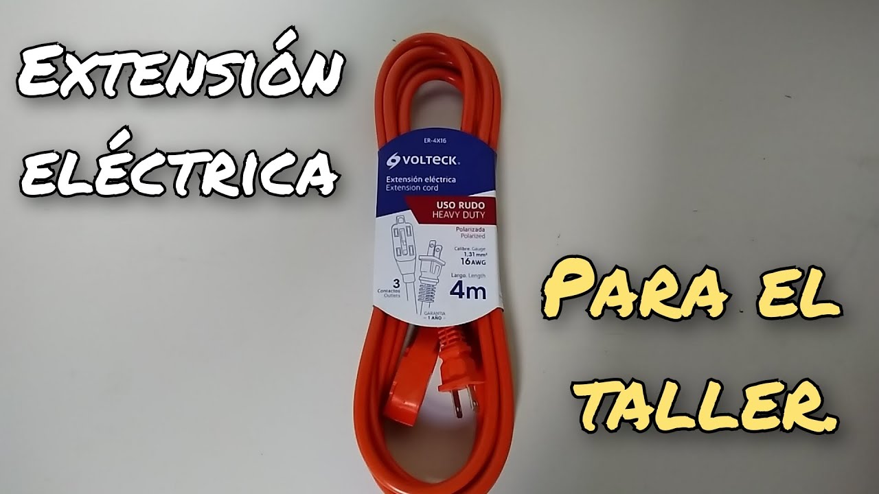 EXTENSIÓN ELÉCTRICA VOLTECK REVISIÓN A DETALLE YouTube