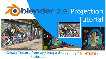 Blender projection tutorial | Create a texture map from any images through camera projection.