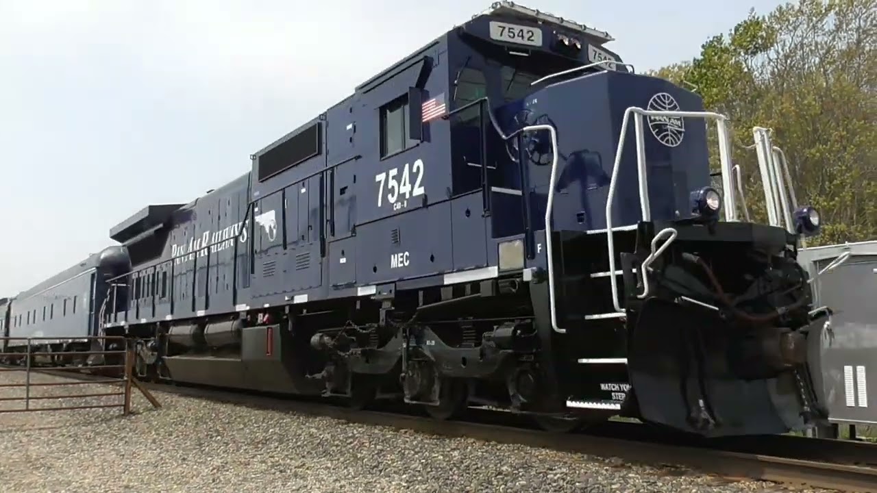 The Final OCS Train - Pan Am Railways OCS Train in Fresh Paint With a Small Chase on 5-21-2022