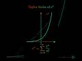 Taylor Series of e^x Visualization #maths #visualmath #viralvideo #mathstricks #science #shorts #art