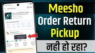 Meesho Order Return Pickup Nahi Hua To Kya Kare | Meesho order pickup problem | pickup nahi hua