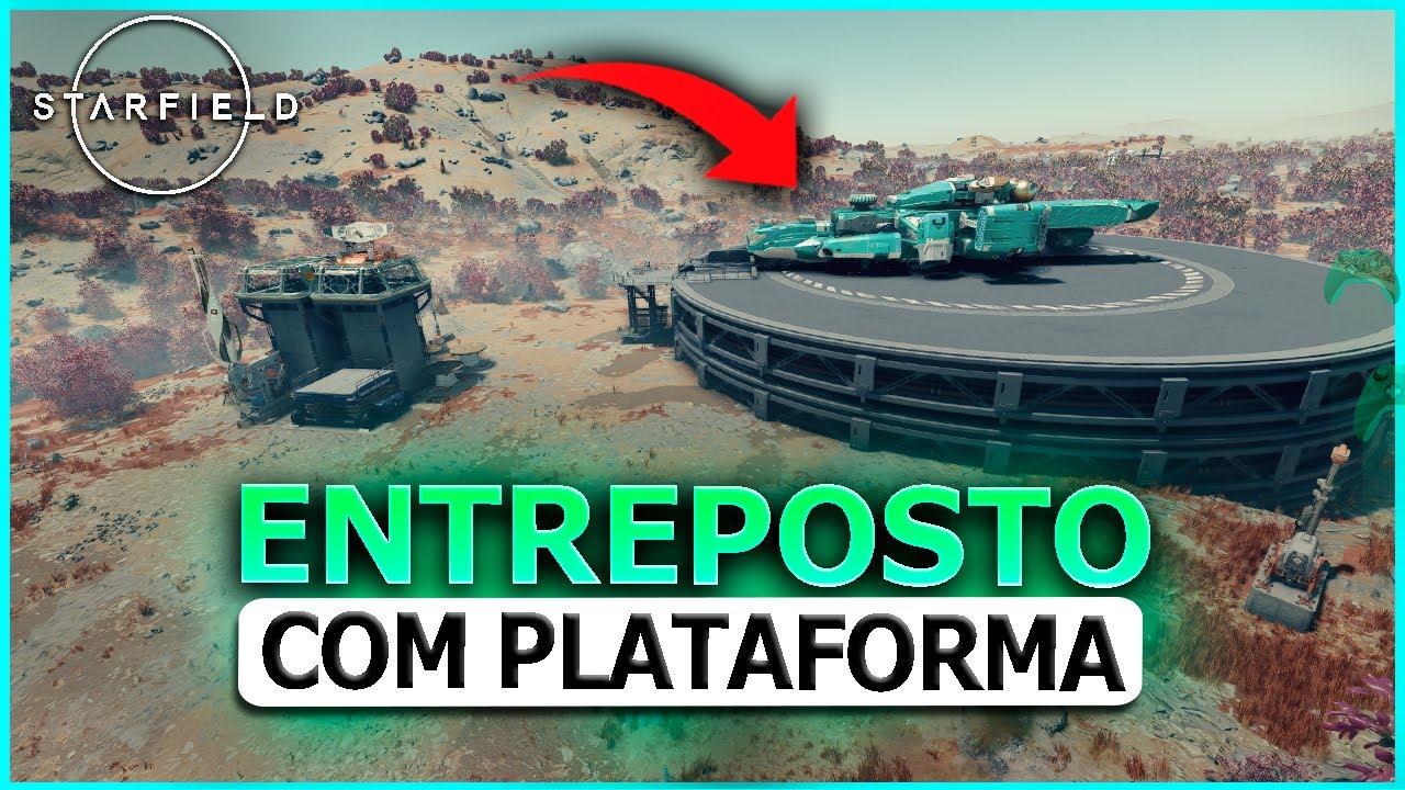 Starfield - COMO Fazer Entreposto Com ÁREA De Pouso e Tripulação | 4 ...
