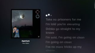Harry Styles - Aperture (Lyrics) | ChillMusicxo