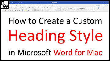 How to Create a Custom Heading Style in Microsoft Word for Mac