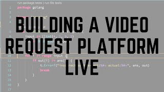 Building a platform for user video requests - Code with me