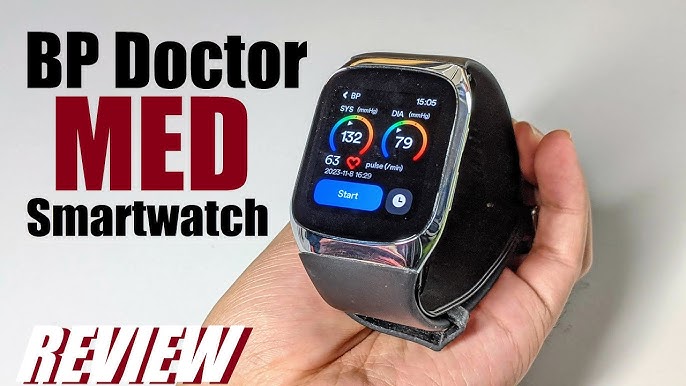 YHE BP Doctor Pro Smart Watch with Blood Pressure Cuff 