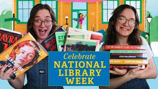 libraries are the backbone of society 📢 national library week reading vlog