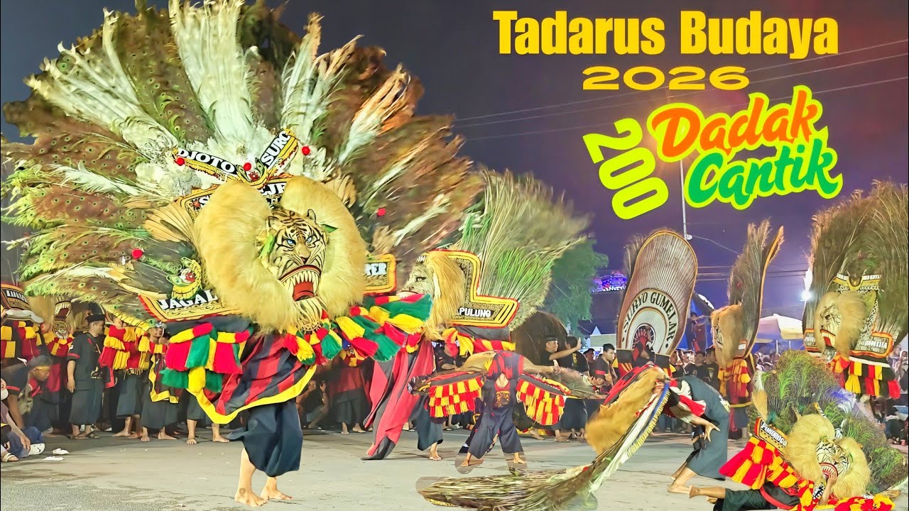 BIKIN MERINDING 😱 PENTAS REOG PONOROGO TERBESAR TADARUS BUDAYA 2026 FULL DADAK MERAK CANTIK GEMPAR 