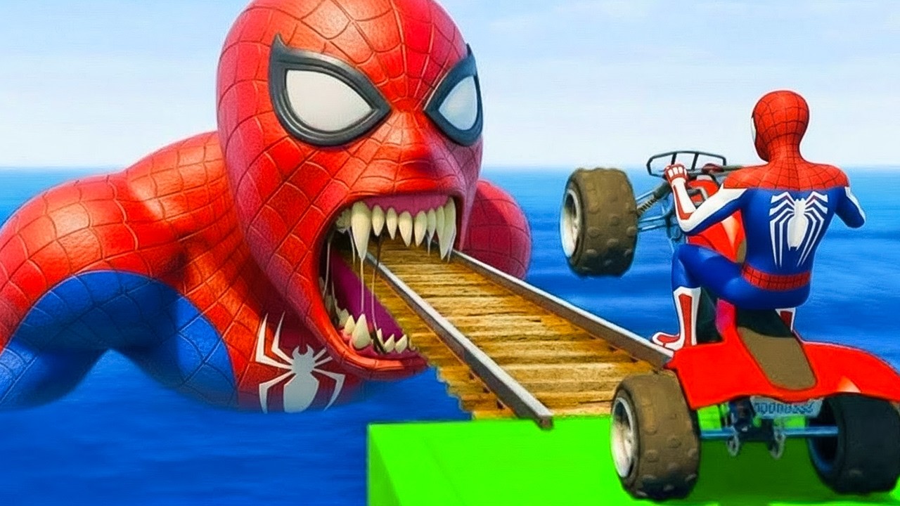 الرجل العنكبوت: معركة الإنقاذ المستحيلة Spider-Man Impossible Rescue Battle vs All Superheroes GTA 5