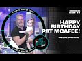 The Pat McAfee Show crew celebrates Pat&#39;s BIRTHDAY 🥳