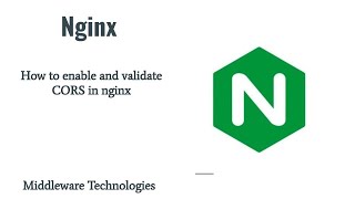 How to enable and validate CORS in nginx Profile