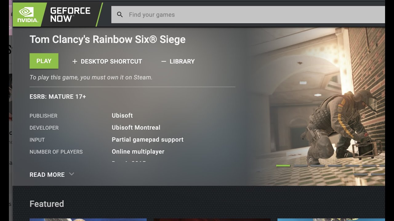 Geforce Now R6 EchoAuto's CRACKED R6 GeForce Now Gameplay - YouTube