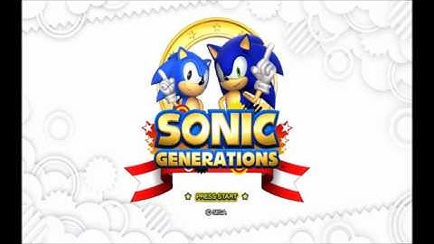 Sonic Generations - Title Screen 