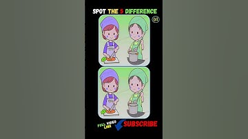 ⏱️10sec / Spot The 5 Differences :【Part 691】#shorts #riddle #quiz
