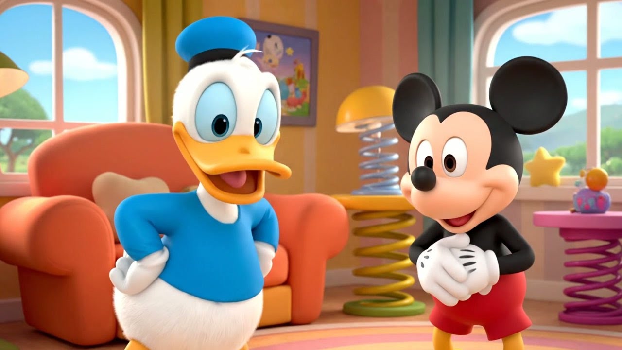 Mickey Mouse Lost His Lucky Red Shoes Adventure | Nursery Rhymes for Kids & Baby Songs