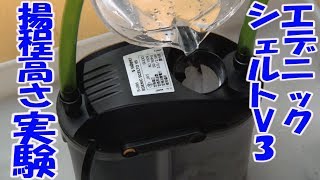 Aquarium Filter] Edenic Shelter V3 Pump Head Height Test - YouTube