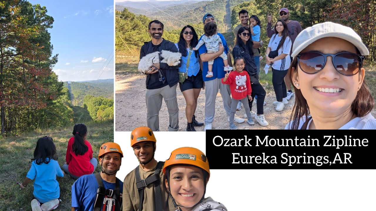 Ozark Mountain Zipline | Zipline Adventure | Fall Season | Eureka Springs | AR,USA | October 2025