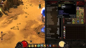Diablo 3: Monk Dual Wield Inferno Act.1 2 Stats & Gears.m4v