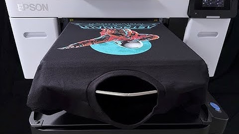 How to Print on a Black Garment Using the SureColor F2270 I 3 Easy Steps