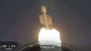 SpaceX Falcon Heavy launches classified USSF67 Space Force mission, nails landings