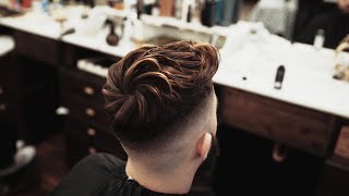 Mens Textured Haircut Styled Using Slick Gorilla Hair Styling Powder