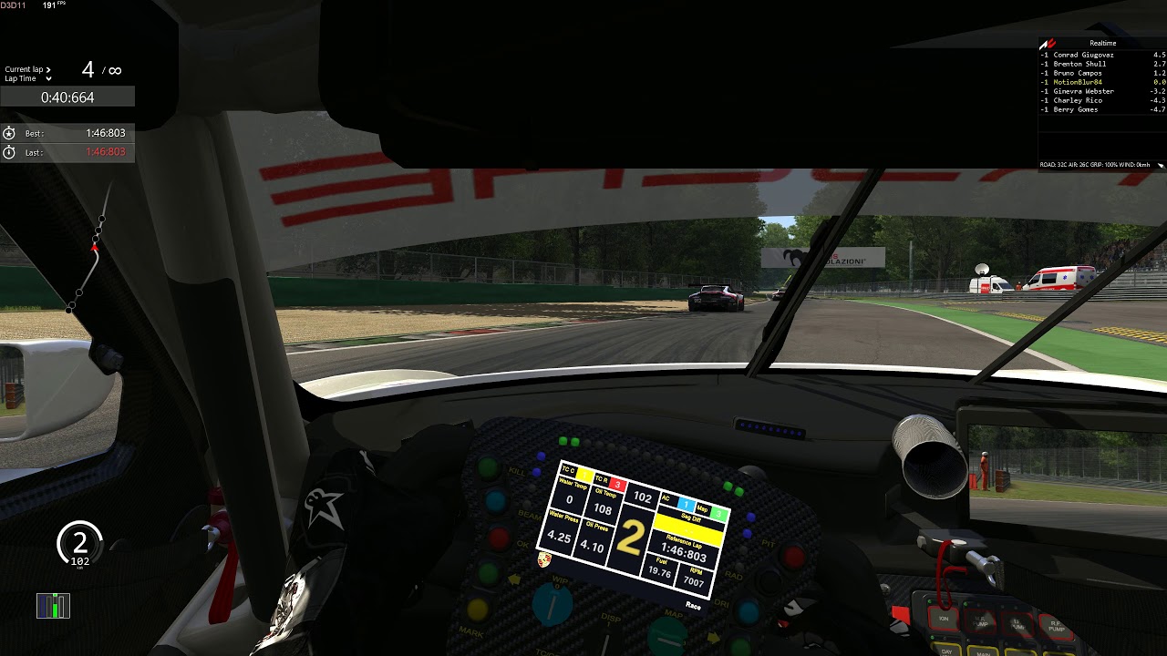 Assetto Corsa Porsche 911 RSR 2017 slipstream rush Monza YouTube