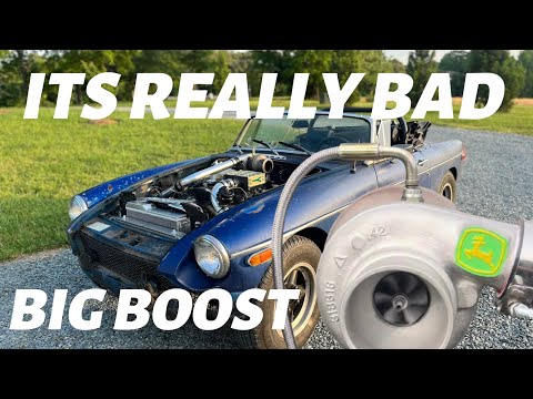 Worst Engine Ever + Worst Turbo Ever (first drive upgraded turbo)
