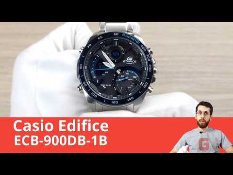Casio Edifice ECB-900DB-1B — Motorsport Chronograph - YouTube