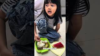 Day 1 ambil MBG bareng zoya dan aden🥰 #mbg #makan #kids #mukbang