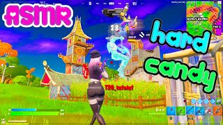 ASMR Gaming 🍀 Fortnite Season 8 Solo Hard Candy + Controller Sounds 💤 🎧