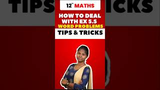 How to deal with Exercise 5.5 Difficult sums in Chapter 5 Tips&amp; Tricks #quarterlyexam #12thmaths